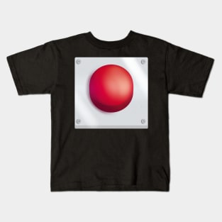 Big Red Button Kids T-Shirt